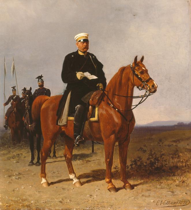 Bismarck zu Pferde de Emil Volkers