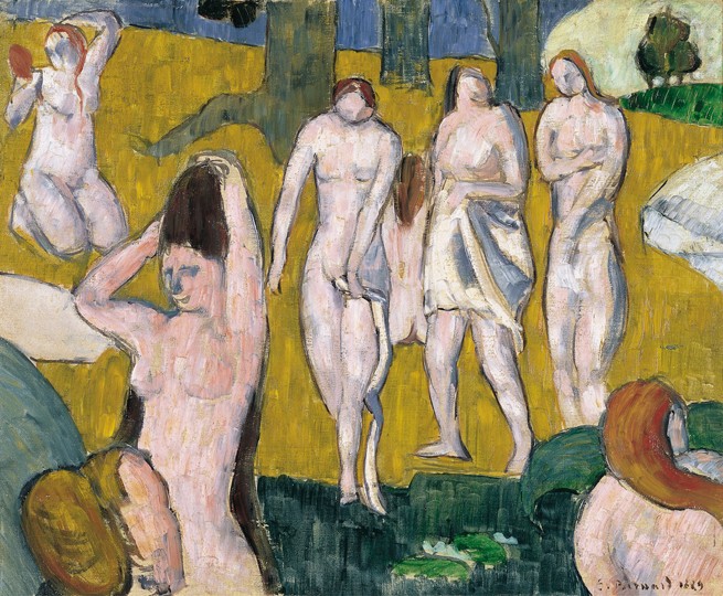 Women Bathing de Emile Bernard