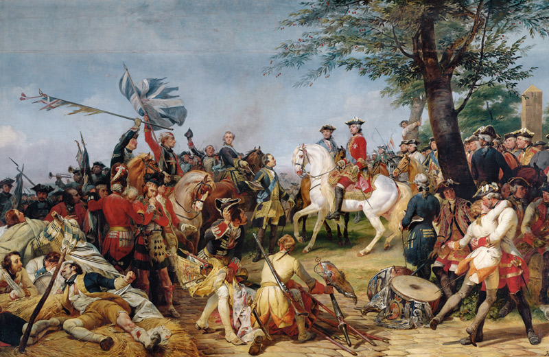 Battle of Fontenoy / H.Vernet de Emile Jean Horace Vernet