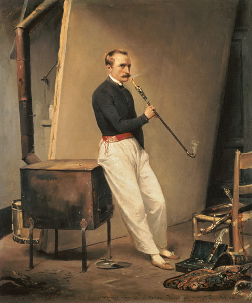 Horace Vernet / Self-portrait de Emile Jean Horace Vernet