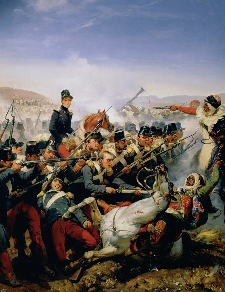 The Battle of Somah de Emile Jean Horace Vernet