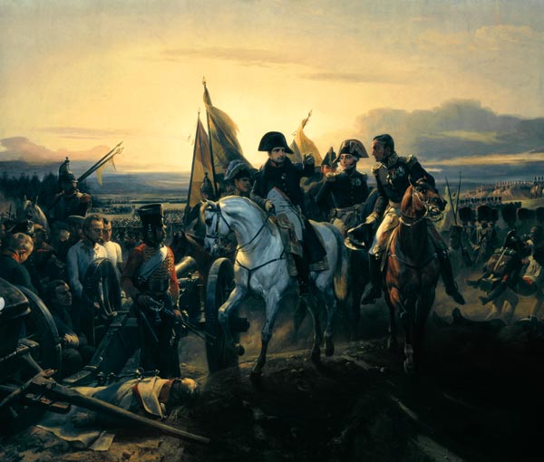 Napoleon on Friedland Battlefield 1807 de Emile Jean Horace Vernet