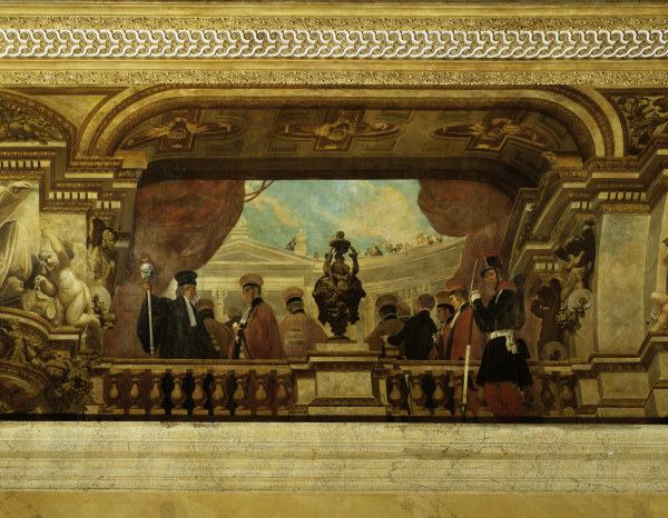 Paris / Assemblée Nationale / Painting de Emile Jean Horace Vernet