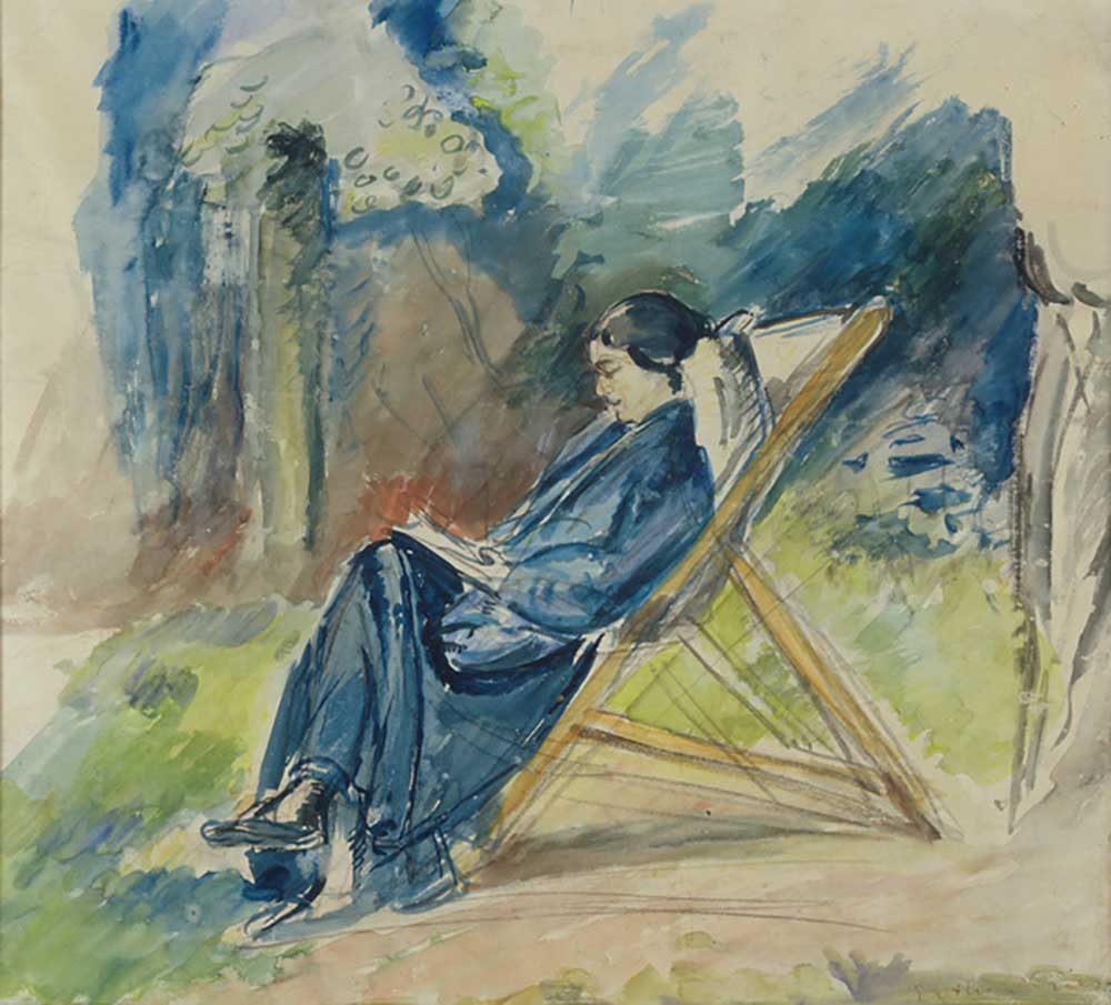 Femme au chaise longue, c.1935 de Emile Othon Friesz