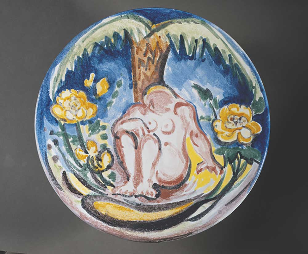 Plate, 1907-09 (ceramic) de Emile Othon Friesz