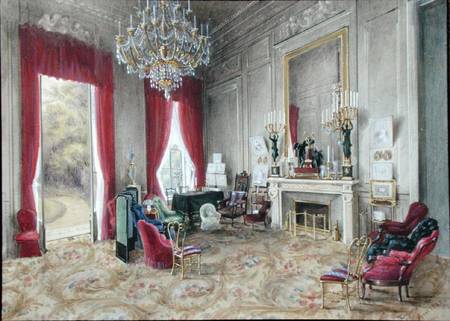 Drawing Room Interior at the Hotel Rainbeaux, Paris de Emma Roberts
