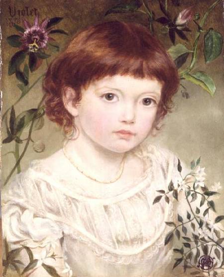 Violet - Portrait of a Girl de Emma Sandys