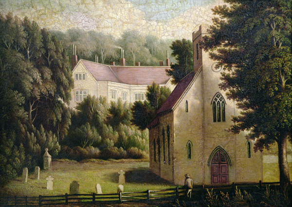Chawton House and Church de English School