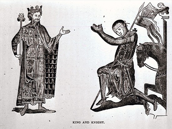 A King and a Knight, illustration from ''The Crusades: the story of the Latin Kingdom of Jerusalem'' de English School