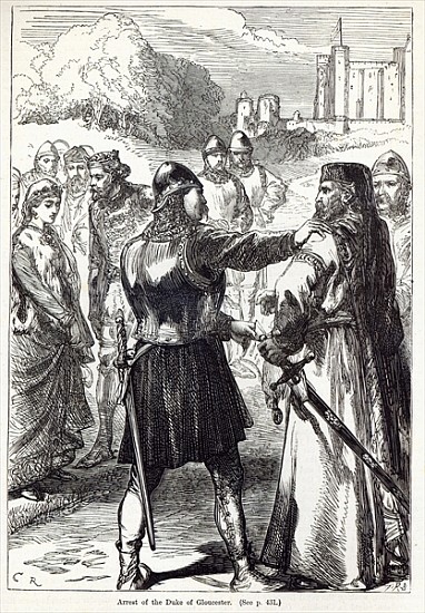 Arrest of the Duke of Gloucester, illustration from ''Cassell''s Illustrated History of England'' de English School