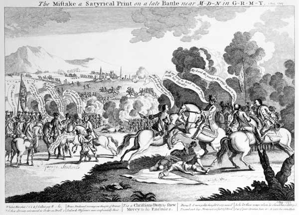 Battle of Minden, 1st August 1759 de English School