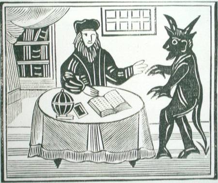 Dr. Faustus in Counsel with the Devil de English School