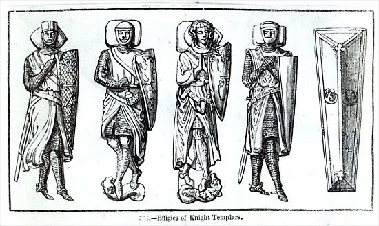Effigies of Knights Templars de English School