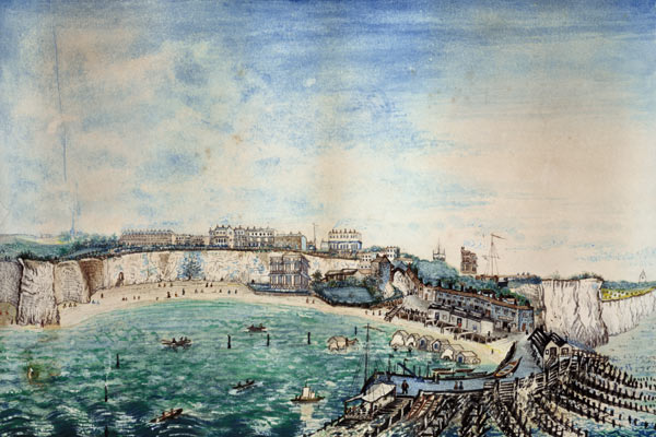 View of the Beach and Harbour at Broadstairs, Kent de English School