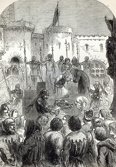 Execution of the Archbishop of York, illustration from ''Cassell''s Illustrated History of England'' de English School