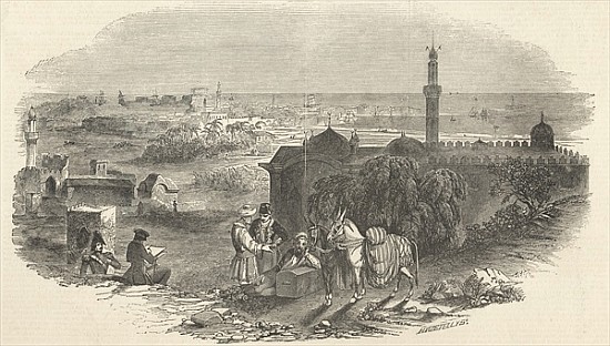 Foreign Corn Ports, Alexandria, from ''The Illustrated London News'', 19th December 1846 de English School