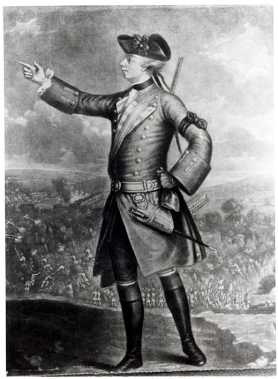 General James Wolfe (1727-59) de English School