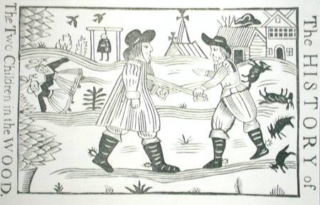 The History of the Two Children in the Wood, from a collection of chapbooks on esoterica de English School