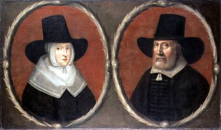 John Tradescant the Elder (1570-c.1638) and his Wife Elizabeth de English School