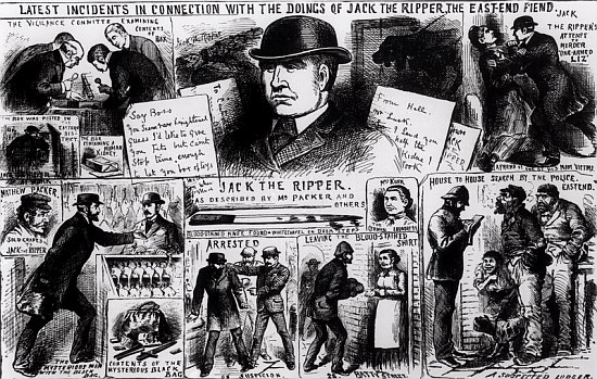 Latest Incidents in Connection with the Doings of Jack the Ripper, the East End Fiend de English School