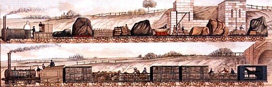 Liverpool and Manchester Railway: Freight and livestock de English School