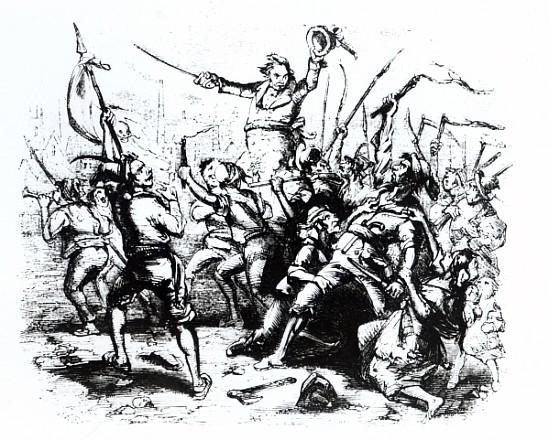 Luddite Rioters, 1811-12 de English School