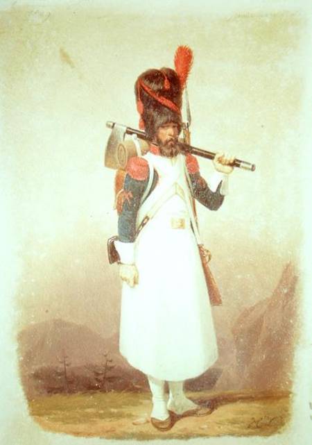 Napoleonic Soldier de English School