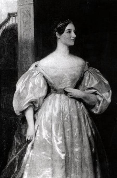 Portrait of Augusta Ada Byron (1815-52) Countess of Lovelace de English School