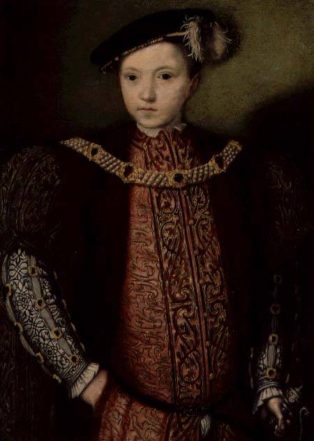 Portrait of King Edward VI (1537-53) 16th century de English School