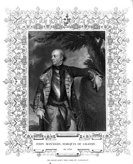 Portrait of John Manners, Marquis of Granby de English School