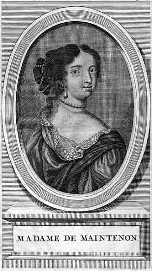 Portrait of Madame de Maintenon de English School