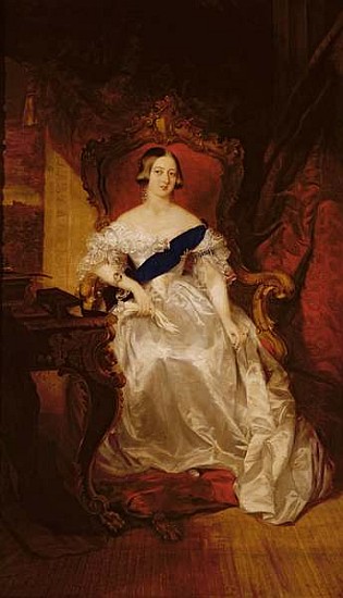 Portrait of Queen Victoria de English School