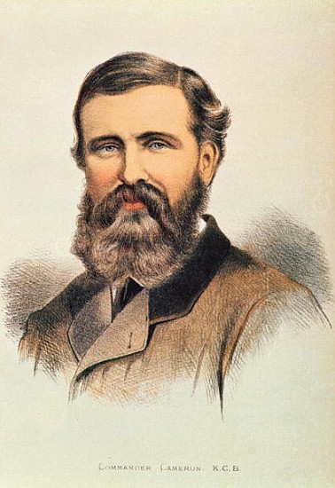 Portrait of Verney Lovett Cameron (1844-94), English explorer de English School