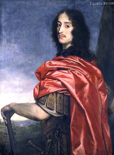 Portrait of Prince Rupert (1619-82) de English School