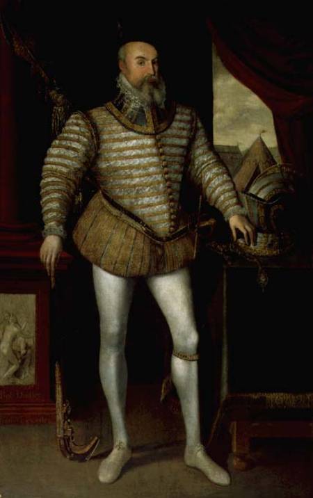 Portrait of Robert Dudley, Earl of Leicester (c.1532-88) de English School