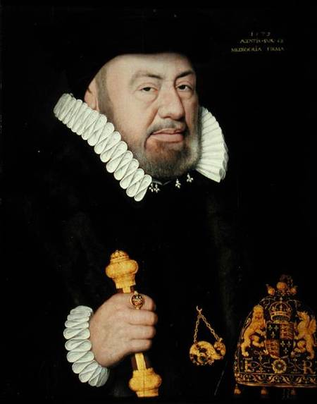 Portrait of Sir Nicholas Bacon (1509-79) de English School