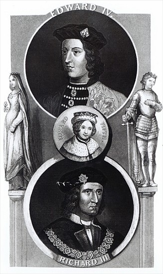 Portraits of Edward IV, Edward V and Richard III de English School