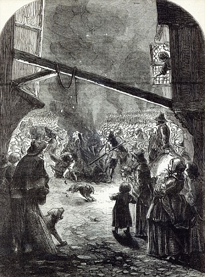 Rejoicings in London on account of the execution of Strafford, illustration from ''Cassell''s Illust de English School