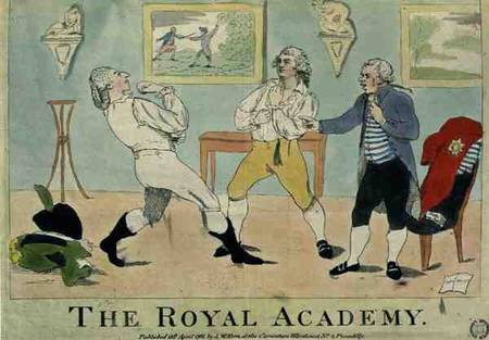 "The Royal Academy", pub. by S.W. Fores de English School