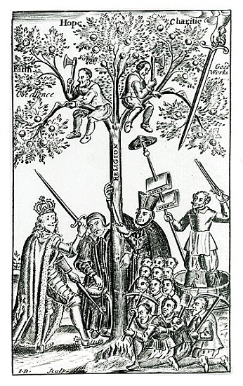 Scene from ''The Shepherd''s Oracles'' Francis Quarles (1592-1644) 1646 de English School