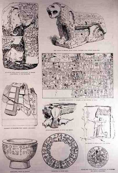 Specimens of the Hittite Inscriptions, from 'The Illustrated London News' de English School
