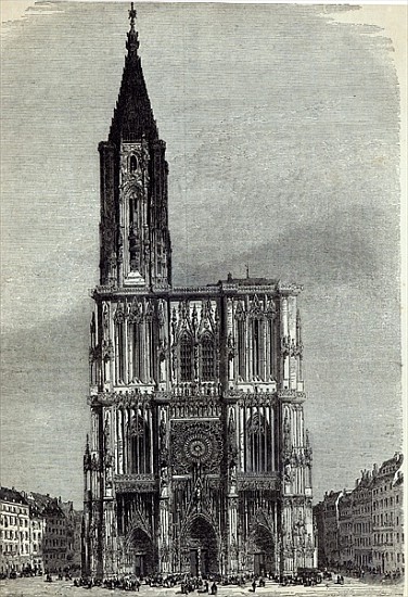 Strasburg Cathedral, from ''The Illustrated London News'' de English School