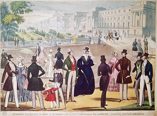Summer Fashions for 1840 de English School
