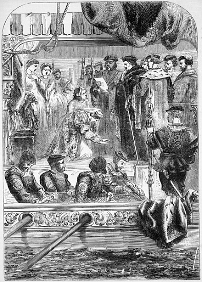 The Arrest of Anne Boleyn de English School