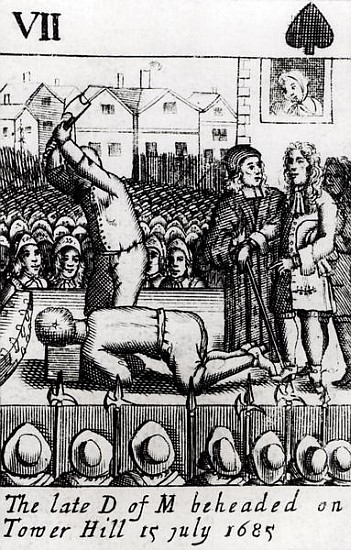 The Beheading of the Duke of Monmouth (1649-85) at Tower Hill, 15th July 1685 de English School