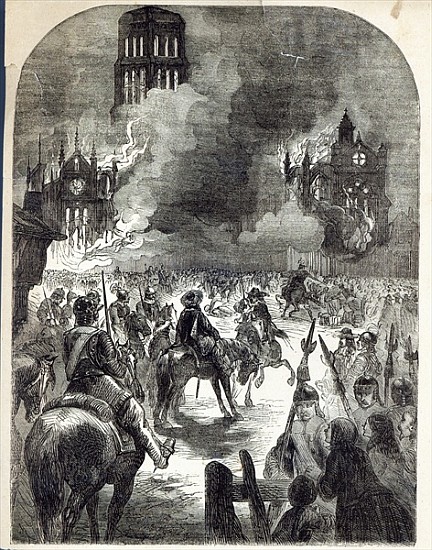 The burning of Old St. Paul''s de English School