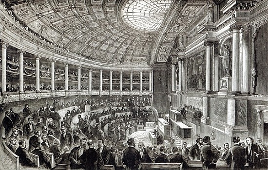 The Chamber of Deputies, Paris, from ''Leisure Hour'' de English School