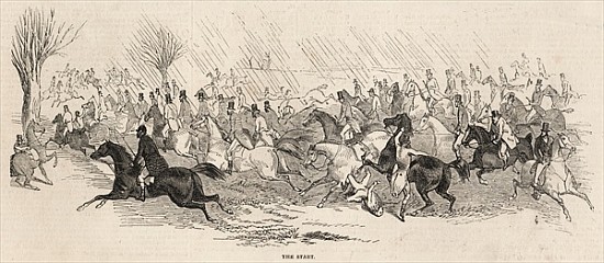The Start, from ''The Illustrated London News'', 5th December 1846 de English School