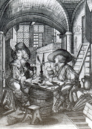 The Sucklington Faction, or (Sucklings) Roaring Boyes, printed in 1641 de English School