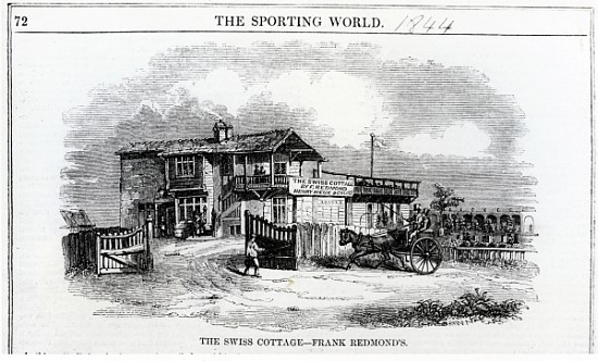 The Swiss Cottage, illustration from ''The Sporting World'' de English School